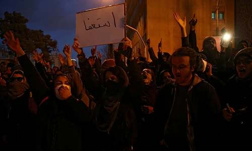 Iran denies reports of police shooting at protesters amid fury over downing of plane Iran denies reports of police shooting at protesters amid fury over downing of plane