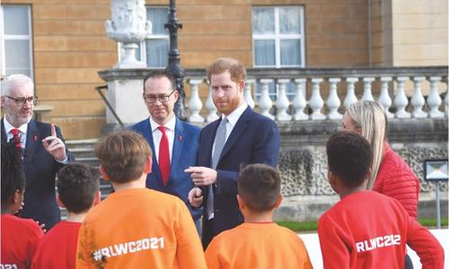 Prince Harry appears in public for first time since royal split Prince Harry appears in public for first time since royal split