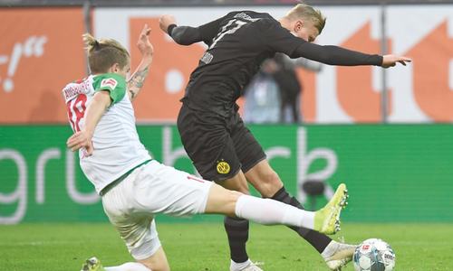 Haaland slams hat-trick on dream debut for Dortmund Haaland slams hat-trick on dream debut for Dortmund