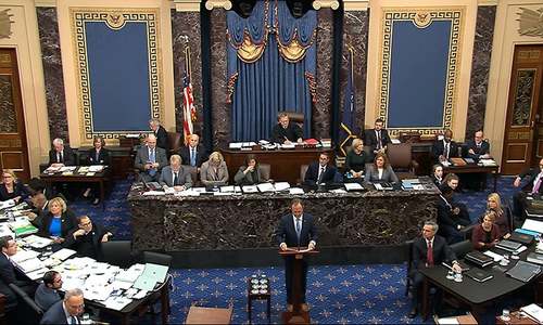 US Senate blocks three Democratic bids for documents in Trump impeachment trial US Senate blocks three Democratic bids for documents in Trump impeachment trial