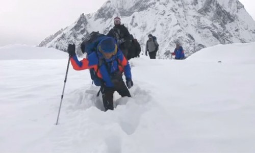 Climbers trying to summit Karakoram Range peaks enter decisive phase
