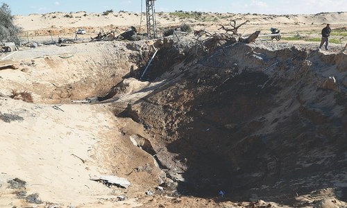 Palestinians protest Trump plan, Gaza militants fire rockets