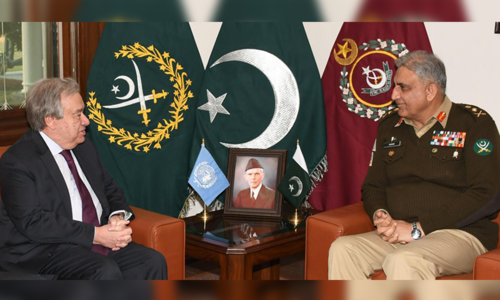 In meeting with COAS, UN chief thanks Pakistan for giving 'full access' to UNMOGIP in Kashmir: ISPR
