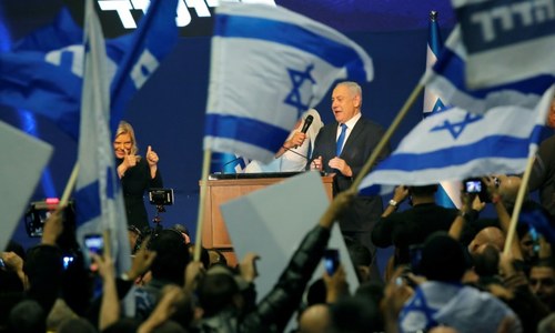 Indicted Netanyahu claims victory in Israel vote