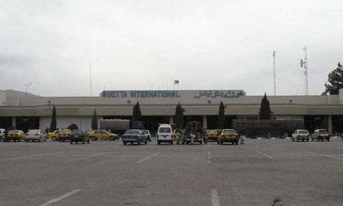 Construction of new runway at Quetta airport begins