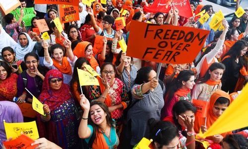 Jamia Hafsa students claim responsibility for defacing feminist mural in Islamabad