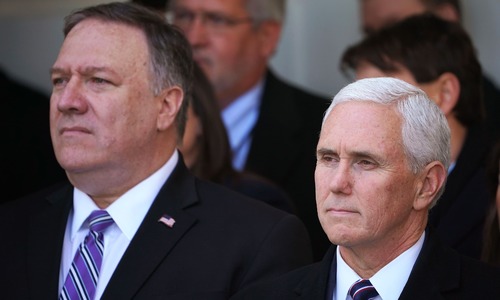 Two test positive for coronavirus at US conference attended by Pence, Pompeo