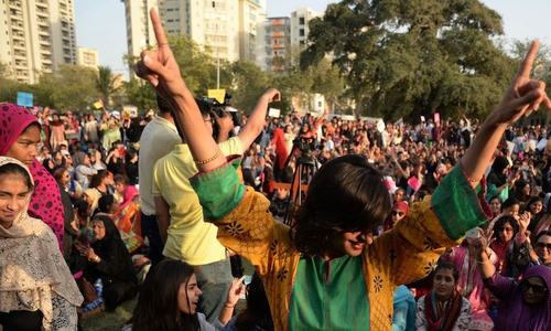 WOMEN ON THE MARCH