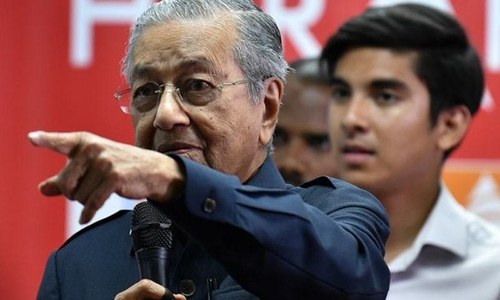 At 94, Mahathir still punching in Malaysia's political fray At 94, Mahathir still punching in Malaysia's political fray