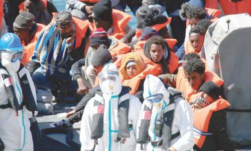 Over 400 migrants intercepted off Libya coast