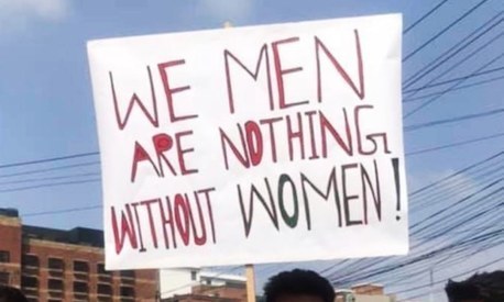 How many men are too many men at Aurat March?