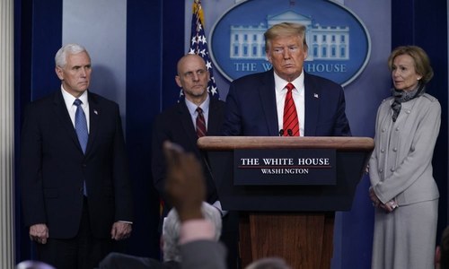 Trump declares coronavirus fight close to end, but cases rise