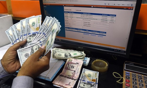 Dollar gains Rs4.5 in interbank, reaches record high of Rs167