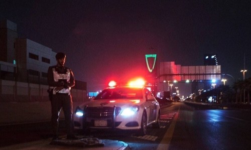 Saudi intercepts missiles over curfew-locked Riyadh, border city