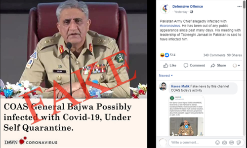 Fake Facebook post posing as Dawn.com attempts to mislead public Fake Facebook post posing as Dawn.com attempts to mislead public