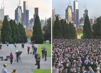 On Anzac Day, services in lockdown replaced by home vigils
