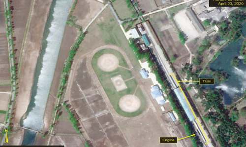 Train belonging to North Korean leader spotted at resort