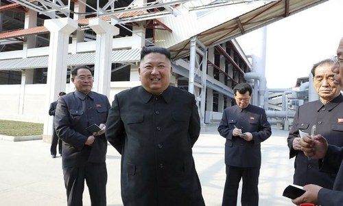 Kim Jong Un reappears in public, ending absence amid health rumours
