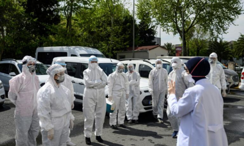 Turkish 'tracers' work round the clock to track down potential cases Turkish 'tracers' work round the clock to track down potential cases