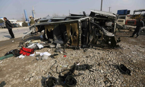 Truck bomb in eastern Afghan city kills 5, Taliban claim responsibility