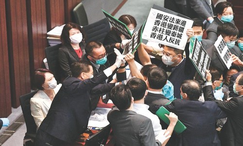 US mulls &lsquo;nuclear option&rsquo; as China moves to curtail Hong Kong autonomy