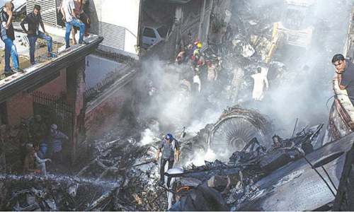 Model Colony residents demand early repair to houses damaged in plane crash Model Colony residents demand early repair to houses damaged in plane crash