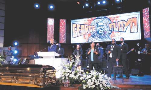 George Floyd eulogised at Minneapolis memorial service George Floyd eulogised at Minneapolis memorial service