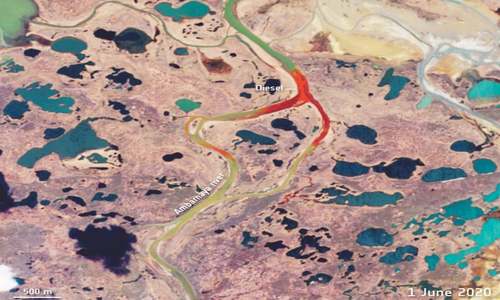 Russia sees melting permafrost behind Arctic fuel spill Russia sees melting permafrost behind Arctic fuel spill