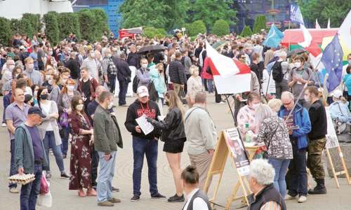 Belarus opposition eyes ouster of strongman president