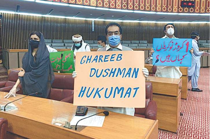 Minister unfazed by noisy opposition protest in NA