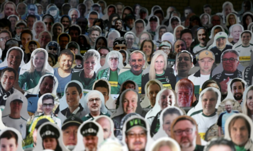 Cardboard cut-outs and Zoom parties: the new normal for Premier League fans