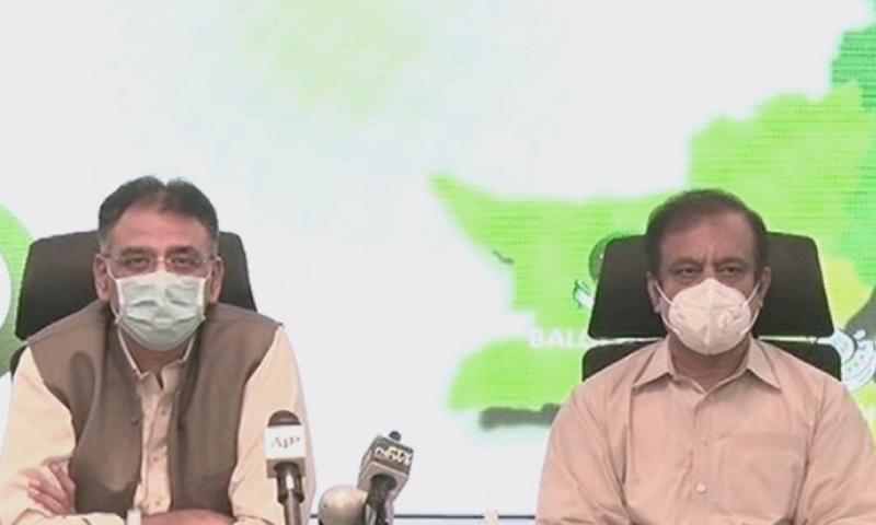 Asad Umar says number of Covid-19 cases in end June to be lower than earlier predicted Asad Umar says number of Covid-19 cases in end June to be lower than earlier predicted