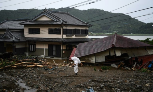 Troops to look for survivors as floods kill 52 in Japan