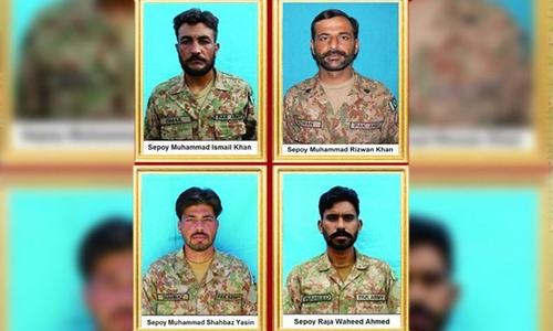 4 Pakistan Army soldiers martyred in intelligence-based operation in North Waziristan: ISPR