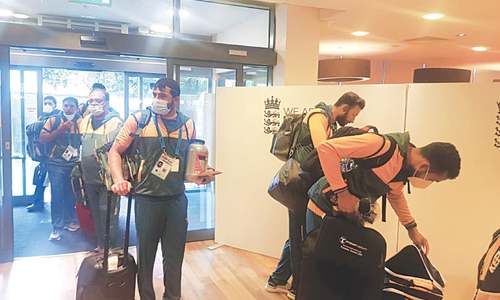 Pakistan squad reaches Derby