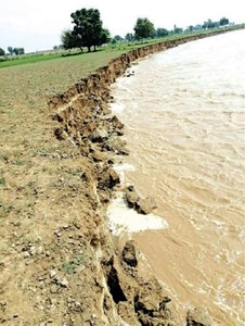 Dek eroding land in 25 villages