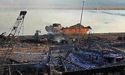 Beirut reels from huge blast as death toll climbs to at least 135