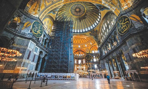 POLITICS: THE CONVERSION OF HAGIA SOPHIA