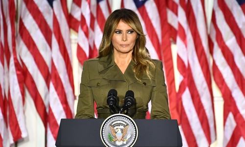 Melania Trump offers sympathy on coronavirus, racial suffering in convention speech