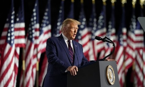 Trump lashes out at Biden, defies pandemic as he accepts Republican nomination