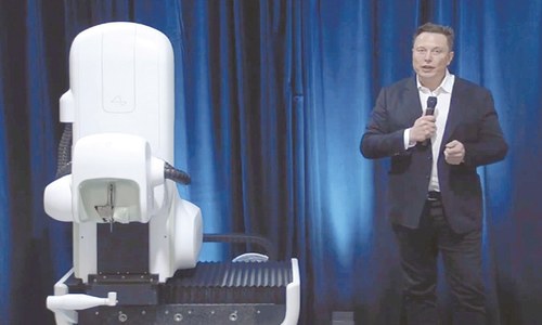 Musk shows off merging of brains and machines