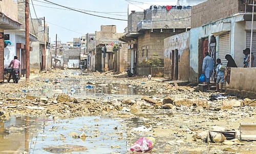 Surjani residents brave abominable conditions in rain&rsquo;s aftermath