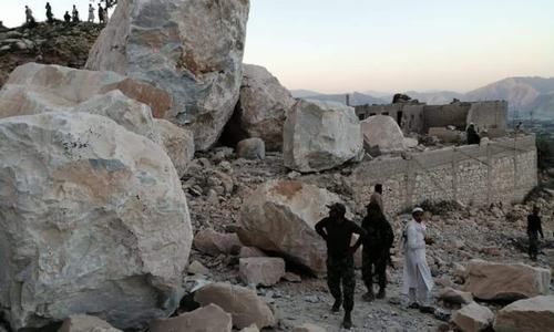 11 killed in rockslide at marble mine in KP's Mohmand 11 killed in rockslide at marble mine in KP's Mohmand