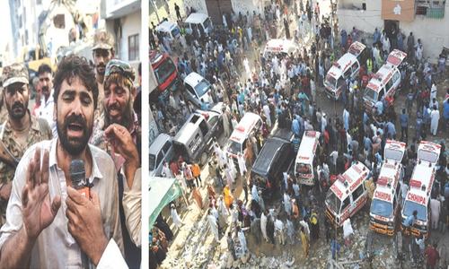 Teenager dies, seven injured in Korangi building collapse