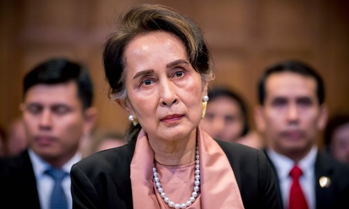 EU parliament removes Suu Kyi from &lsquo;rights prize community&rsquo;