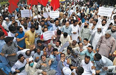 Power workers observe protest day