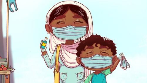 This Urdu comic book teaches kids how to navigate the pandemic while promoting interfaith harmony