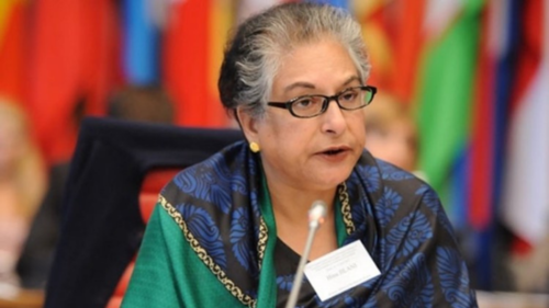 Hina Jilani nominated for prestigious rights award
