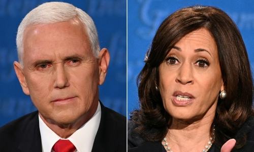 Mike Pence, Kamala Harris spar over Covid-19 in vice presidential debate