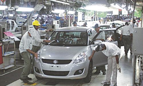 Auto sales rise amid fall in production